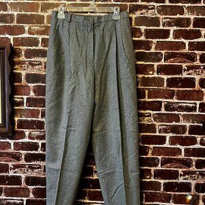 Lauren Jeffries Gray Wool Blend Trousers